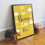 Yellow Nursery Prints Baby Room Wall Art Decor Kids Bedroom Gift