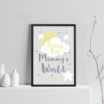 Daddys Girl Nursery Print Girl Nursery Decor Girl New Baby Gift