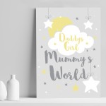 Nursery Print For Girl Bedroom Daddys Girl Nursery Print Girl 