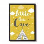 Little Babe Cave Nursery Quote Print Girls Nursery Decor Gifts