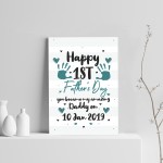 PERSONALISED 1st Fathers Day Gift From Daughter Son Keepsake