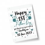 PERSONALISED 1st Fathers Day Gift From Daughter Son Keepsake