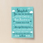 Fathers Day Gift For Step Dad Print Gift For Dad Daddy Step Dad