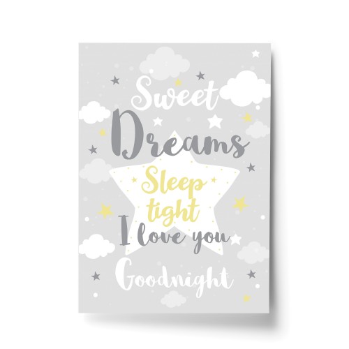 Sweet Dreams Nursery Print Girl Nursery Print Boy Nursery Decor