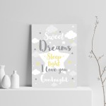 Sweet Dreams Nursery Print Girl Nursery Print Boy Nursery Decor