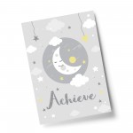 Grey Yellow Nursery Art Print Wall Art Picture For Baby Nursery