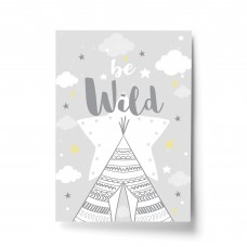 Grey Yellow Nursery Print For Baby Nursery Baby Girl Boy Bedroom
