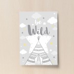 Grey Yellow Nursery Print For Baby Nursery Baby Girl Boy Bedroom