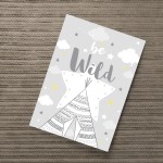 Grey Yellow Nursery Print For Baby Nursery Baby Girl Boy Bedroom