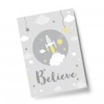 Cute Nursery Print For Boy Bedroom Nursery Believe Quote Print