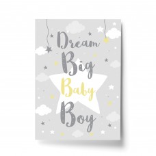 Dream Big Baby Boy Nursery Decor Nursery Print For Boys Bedroom 