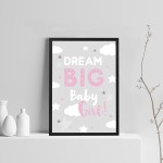 Girls Bedroom Wall Art Nursery Print For Girls Bedroom Framed