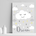 Grey Nursery Print Nursery Decor Girl Boy Nursery Print Gifts