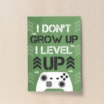 Funny Birthday Gift For Gamer Gaming Sign For Wall Boys Bedroom
