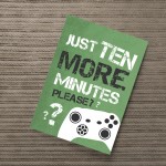 Green Gaming Sign For Wall Gaming Print Boys Bedroom Decor 