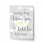 Grey Yellow Nursery Print Baby Nursery Print Boy Girl Bedroom