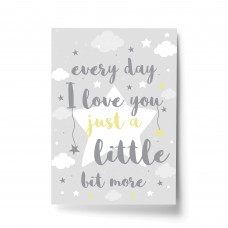 Grey Yellow Nursery Print Baby Nursery Print Boy Girl Bedroom