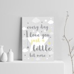 Grey Yellow Nursery Print Baby Nursery Print Boy Girl Bedroom