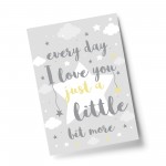 Grey Yellow Nursery Print Baby Nursery Print Boy Girl Bedroom