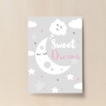 Baby Nursery Print For Girls Bedroom Nursery Wall Art Decor