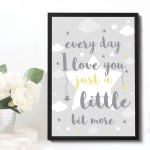 Grey Baby Bedroom Decor Girls Nursery Decor Boys Nursery Decor