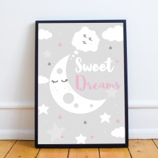 Nursery Print For Girl Bedroom Framed Print For Girls Nursery