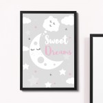 Nursery Print For Girl Bedroom Framed Print For Girls Nursery