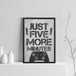 FRAMED Gaming Print For Boys Bedroom Man Cave Sign Gamer Gift 