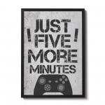 FRAMED Gaming Print For Boys Bedroom Man Cave Sign Gamer Gift 