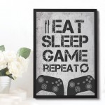 Son Dad Uncle Birthday Gift For Gamer Gaming Sign Gaming Print 