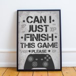 Gaming Print For Boys Bedroom Man Cave Sign Games Room Sign