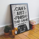 Gaming Print For Boys Bedroom Man Cave Sign Games Room Sign