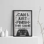 Gaming Print For Boys Bedroom Man Cave Sign Games Room Sign