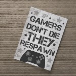 Gaming Sign For Games Room Man Cave Boys Bedroom Decor