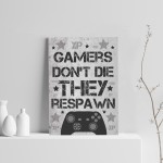 Gaming Sign For Games Room Man Cave Boys Bedroom Decor