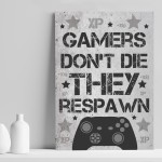 Gaming Sign For Games Room Man Cave Boys Bedroom Decor