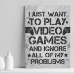 Gifts For Men Son Dad Uncle Gaming Prints Gaming Signs For Wall 