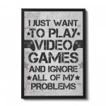 Gaming Prints Framed For Boys Bedroom Gamer Gift Gaming Sign