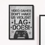 Boys Bedroom Decor Son Gift For Gamer Gaming Sign Games Room