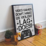 Boys Bedroom Decor Son Gift For Gamer Gaming Sign Games Room
