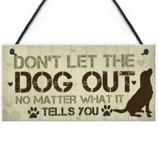 Funny Dog Gift Pet Lover Gift Hanging Dog Sign For Home Gifts