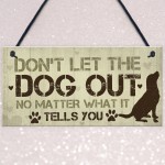 Funny Dog Gift Pet Lover Gift Hanging Dog Sign For Home Gifts