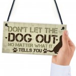 Funny Dog Gift Pet Lover Gift Hanging Dog Sign For Home Gifts