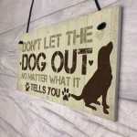 Funny Dog Gift Pet Lover Gift Hanging Dog Sign For Home Gifts