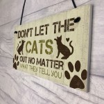 Funny Cat Signs And Plaque Cat Signs For Home Funny Cat Gift