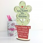 Gift For Teacher And Assistant Wood Flower Thank You Gift