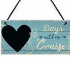 Holiday Countdown CHALKBOARD Sign Days Until Our Cruise Gift
