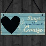 Holiday Countdown CHALKBOARD Sign Days Until Our Cruise Gift