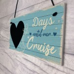Holiday Countdown CHALKBOARD Sign Days Until Our Cruise Gift