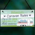Caravan Sign PERSONALISED Any Name Caravan Camping Camper